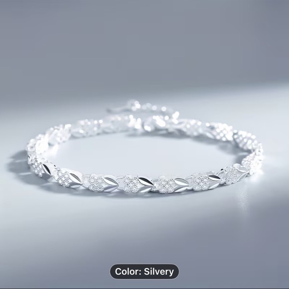 NEW Sterling Silver Charm Bracelet - Picture 3 of 8